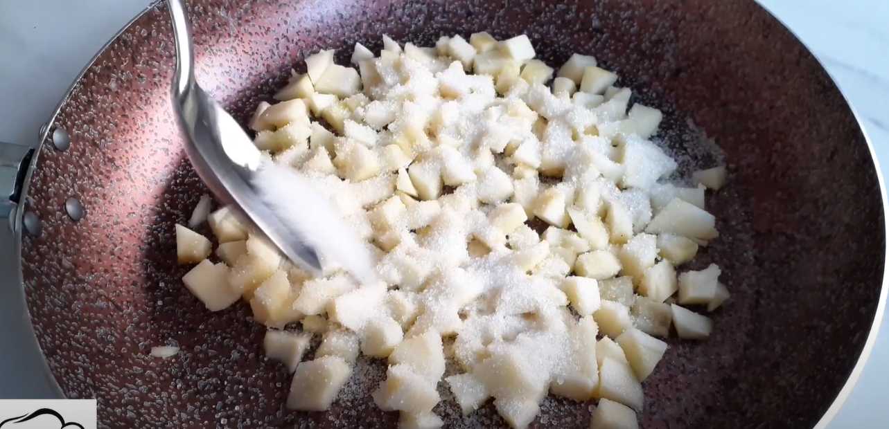 Dessert au lait et aux pommes - Étape 7