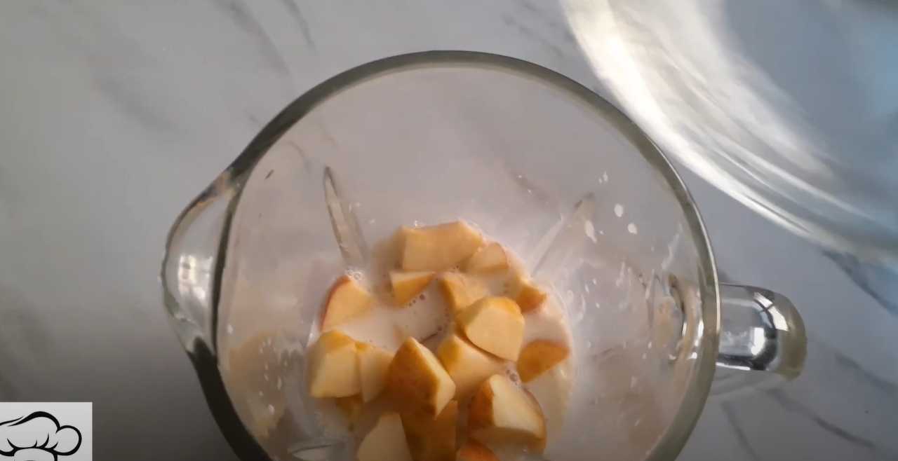 Dessert au lait et aux pommes - Étape 2