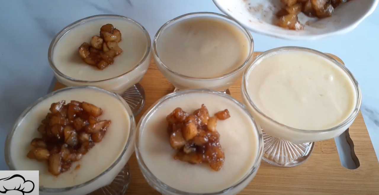 Dessert au lait et aux pommes - Étape 9