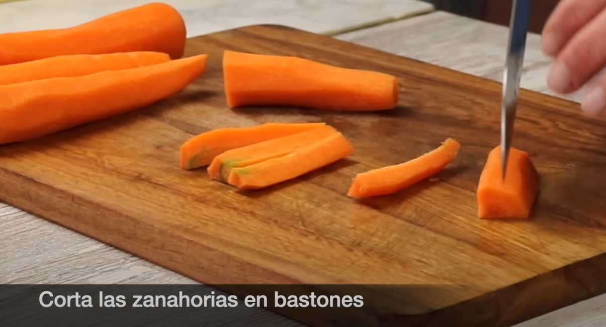 Carottes cuites au four - Étape 1