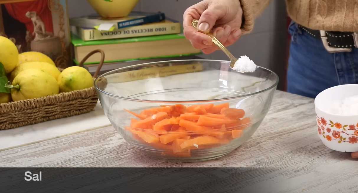 Carottes cuites au four - Étape 3