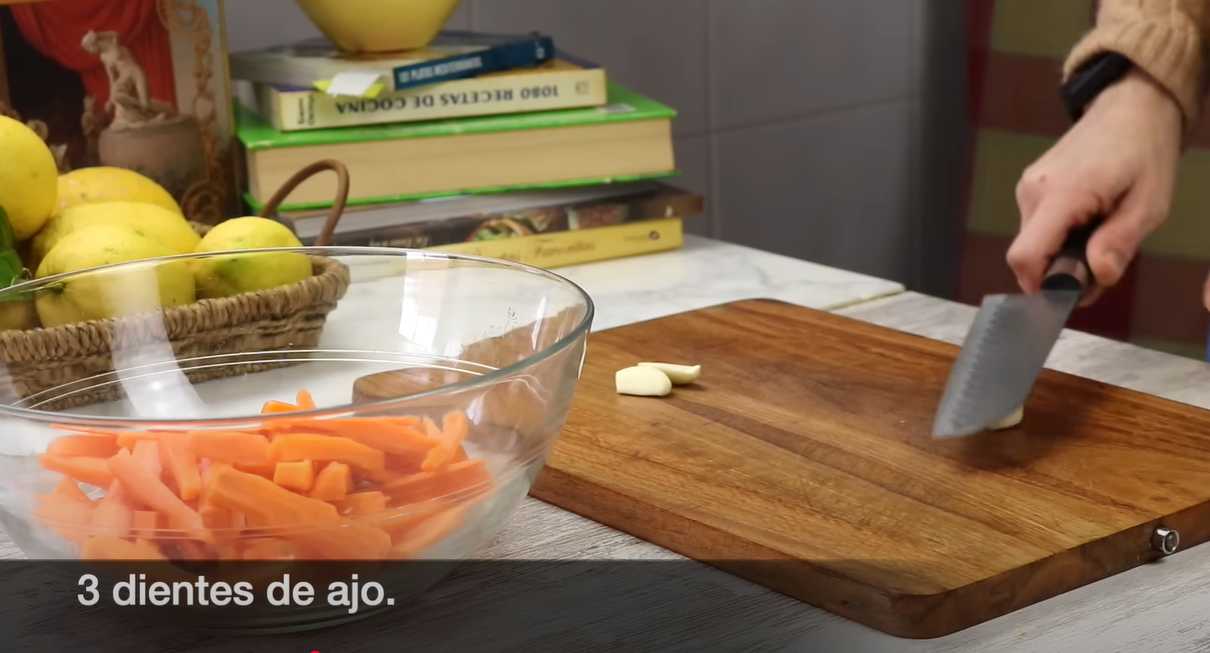 Carottes cuites au four - Étape 2