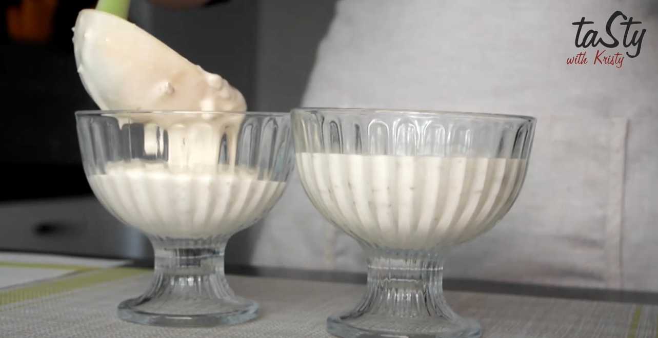 Dessert à la crème sure et aux noix - Étape 7