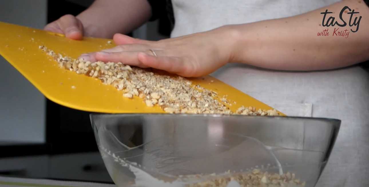 Dessert à la crème sure et aux noix - Étape 4