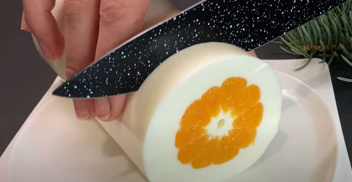 Dessert lacté aux mandarines - Étape 10