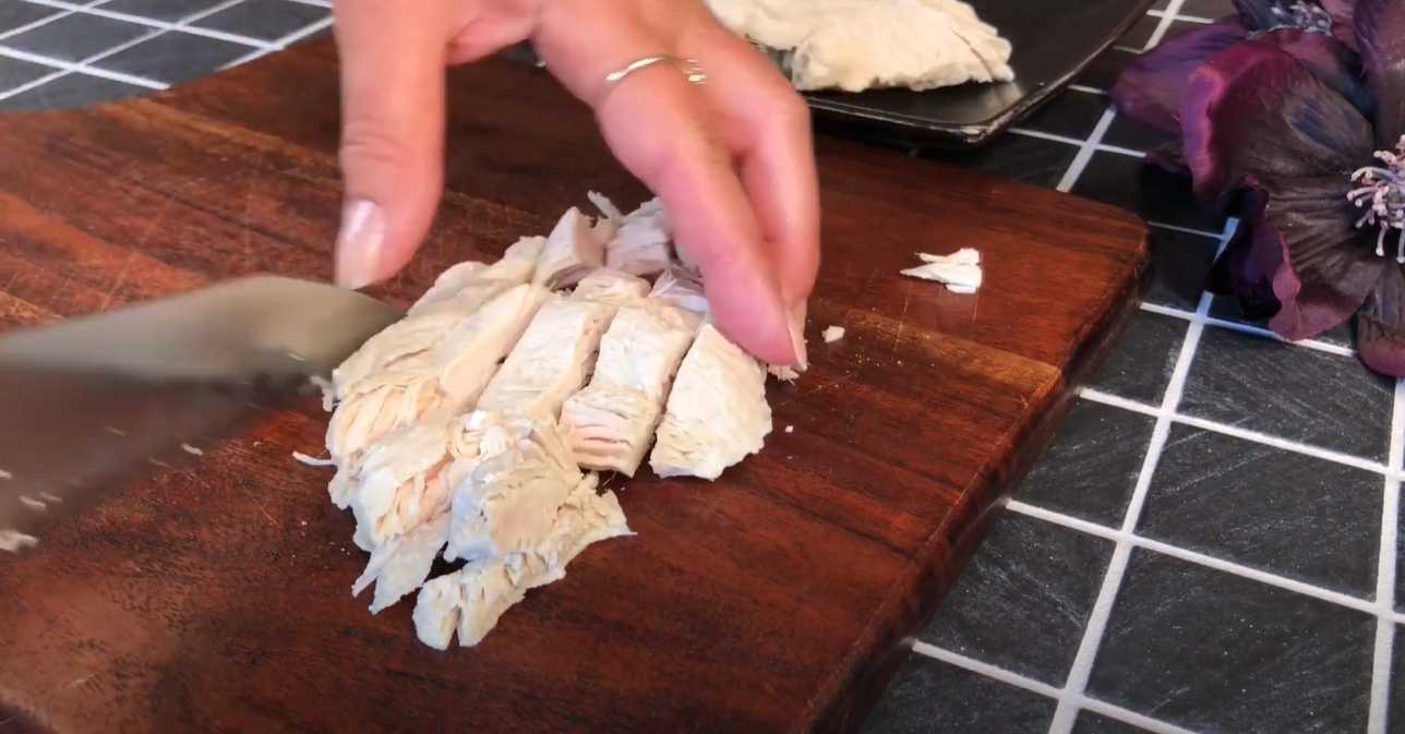 Salade de poulet sans mayonnaise - Étape 2