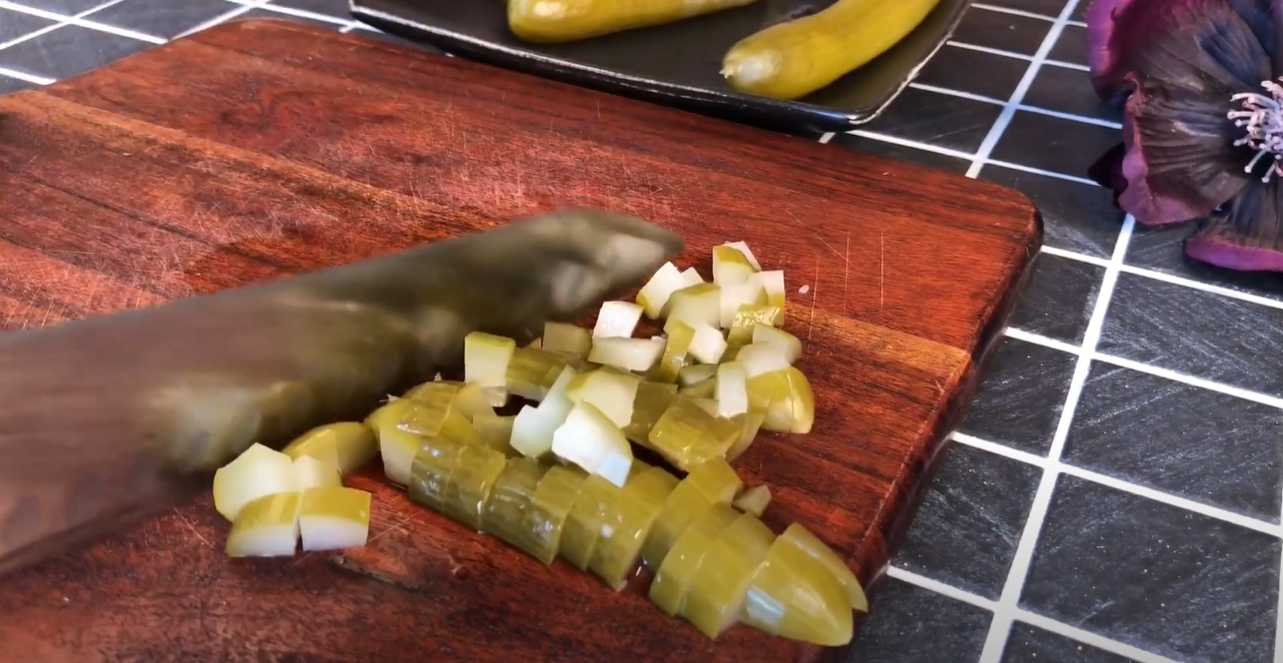 Salade de poulet sans mayonnaise - Étape 1