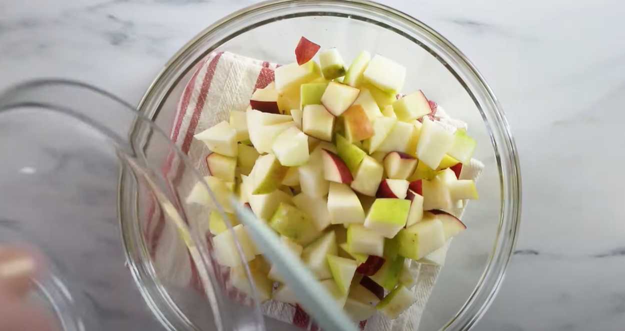 Salade de fruits festive - Étape 1