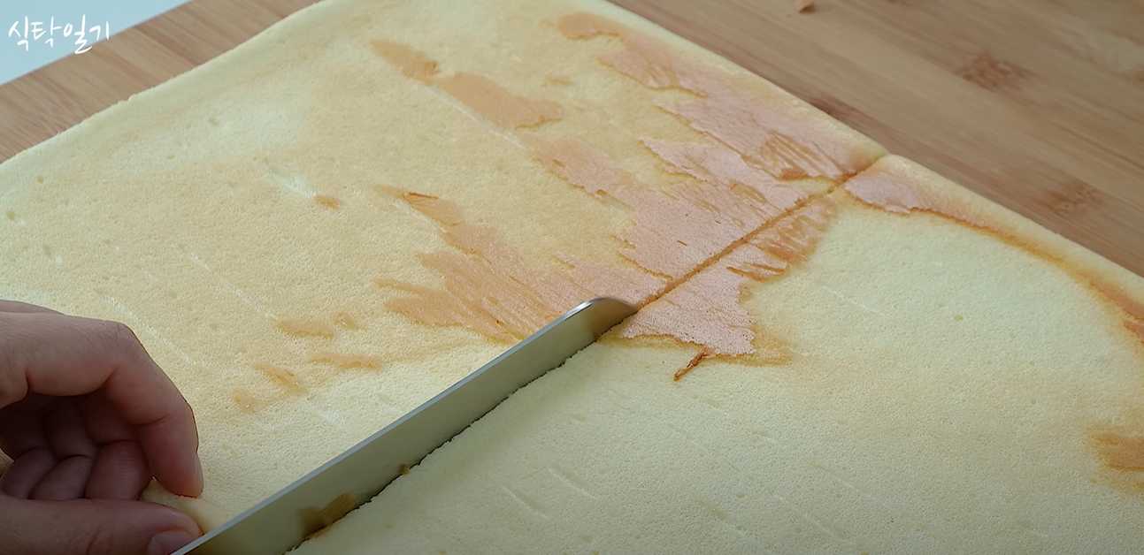 Rouleaux de génoise - Étape 17