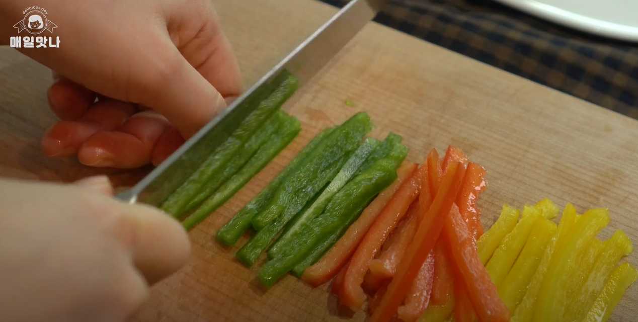 Tofu frit aux légumes - Étape 1
