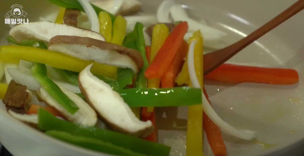 Tofu frit aux légumes - Étape 8