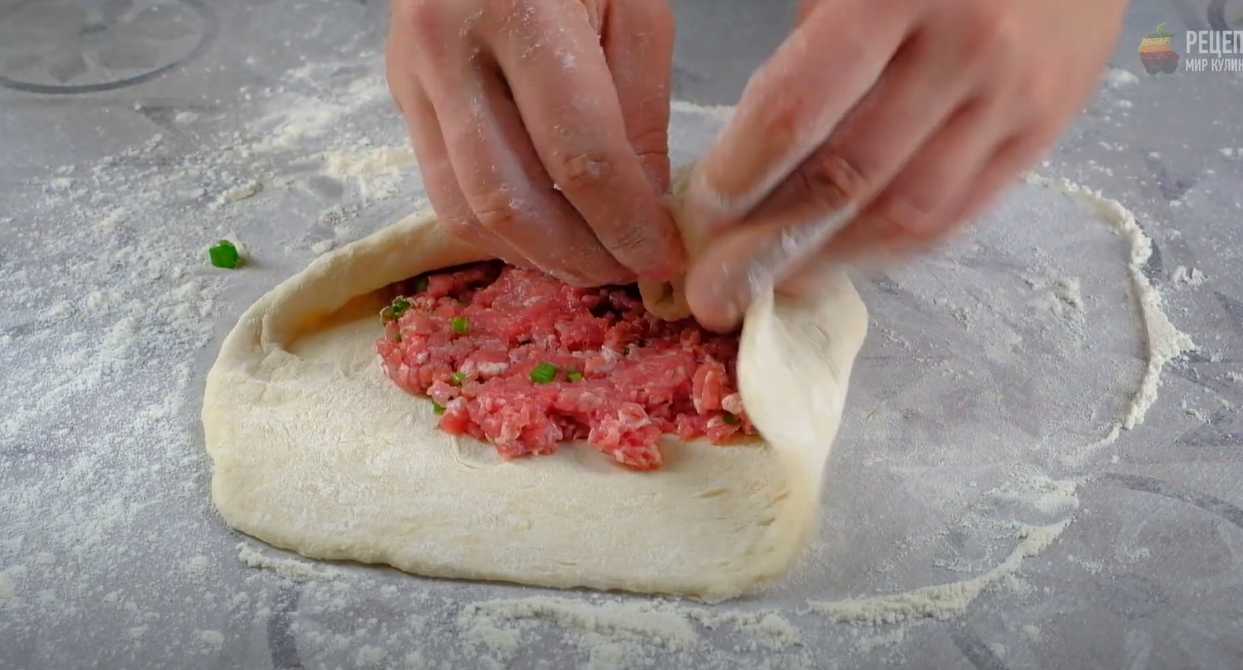 Tourte à la viande ossète - Étape 8