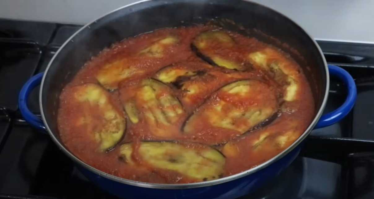 Aubergines au fromage et aux tomates - Étape 7