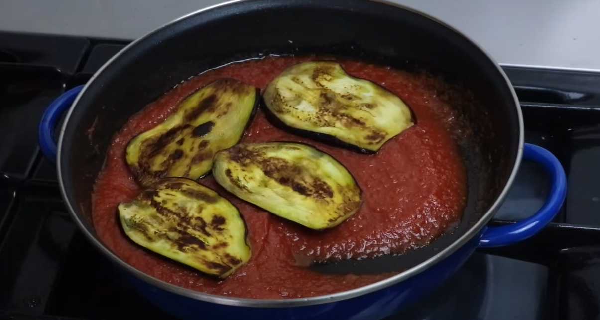 Aubergines au fromage et aux tomates - Étape 6