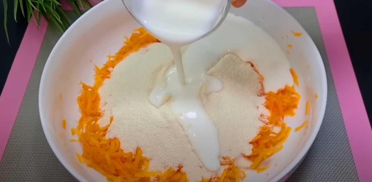 Tarte à la citrouille et à la semoule - Étape 3