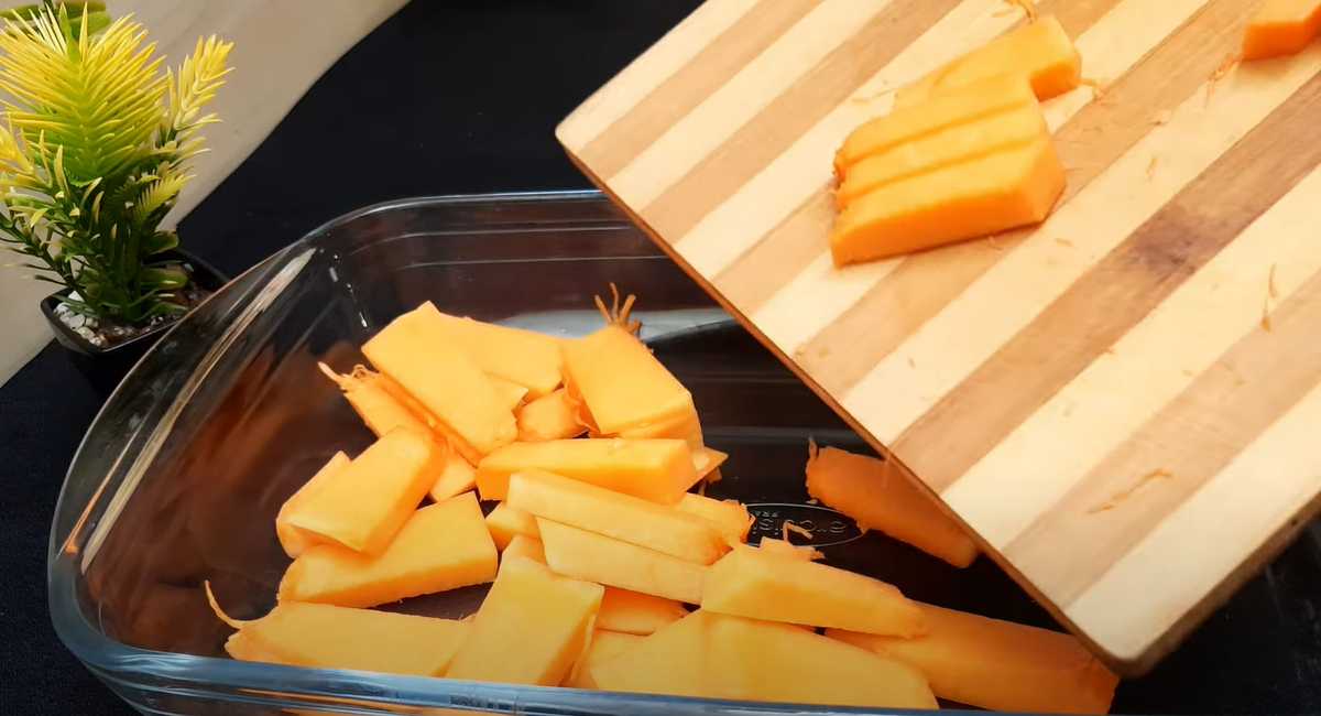Tranches de citrouille cuites au four - Étape 2