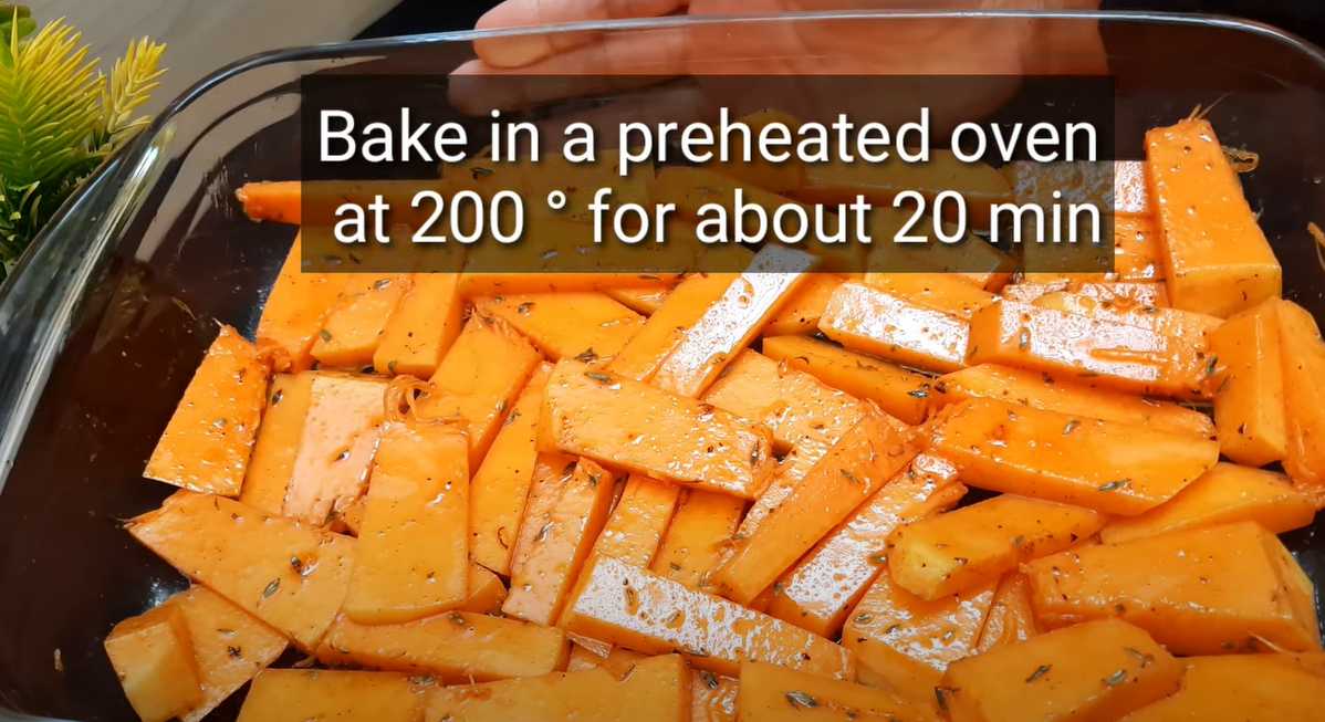 Tranches de citrouille cuites au four - Étape 5