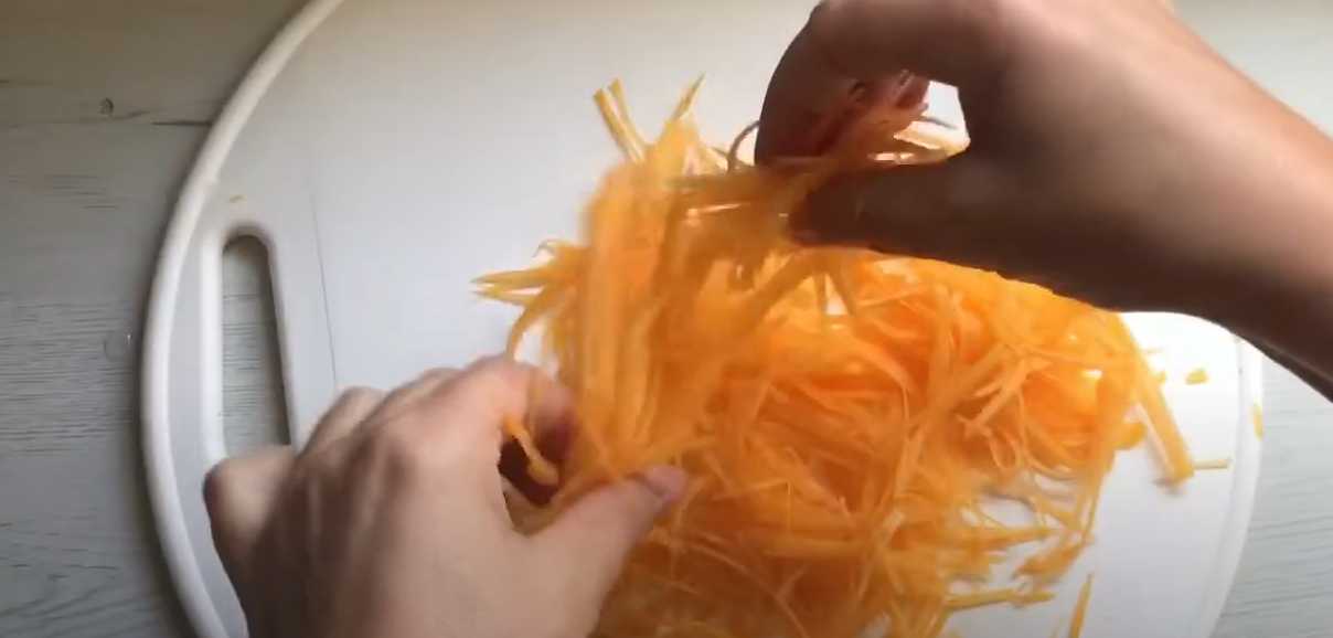 Courge spaghetti crue - Étape 6