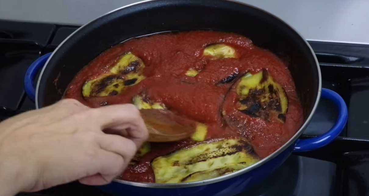 Gratin d'aubergines et de fromage - Étape 7