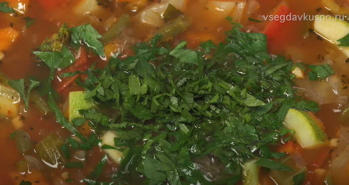 Soupe de légumes classique - Étape 13