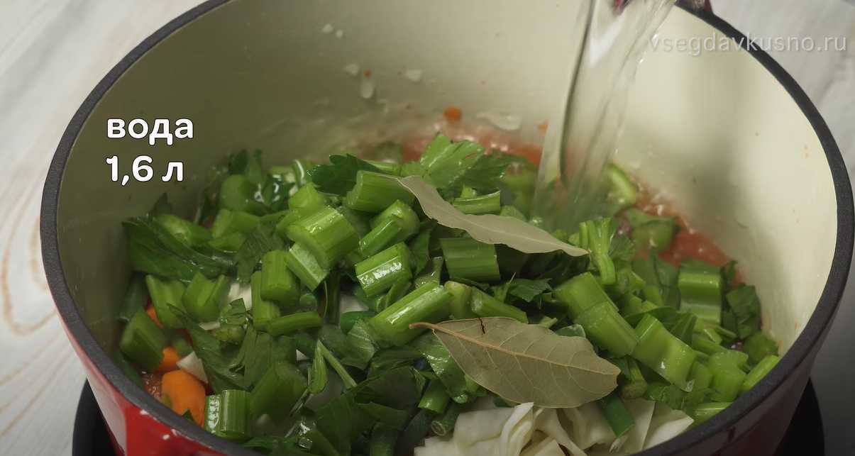 Soupe classique aux légumes - Étape 7