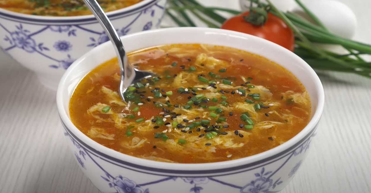 Soupe chinoise aux tomates et aux œufs - Étape 8