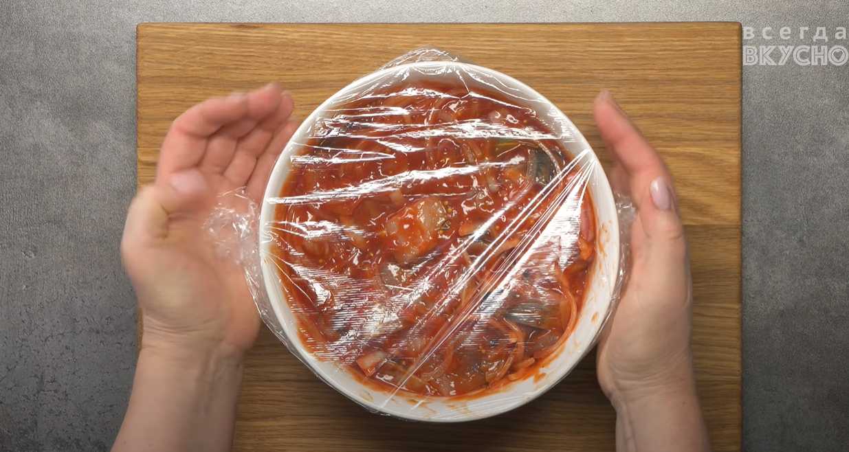 Hareng à la sauce tomate - Étape 6