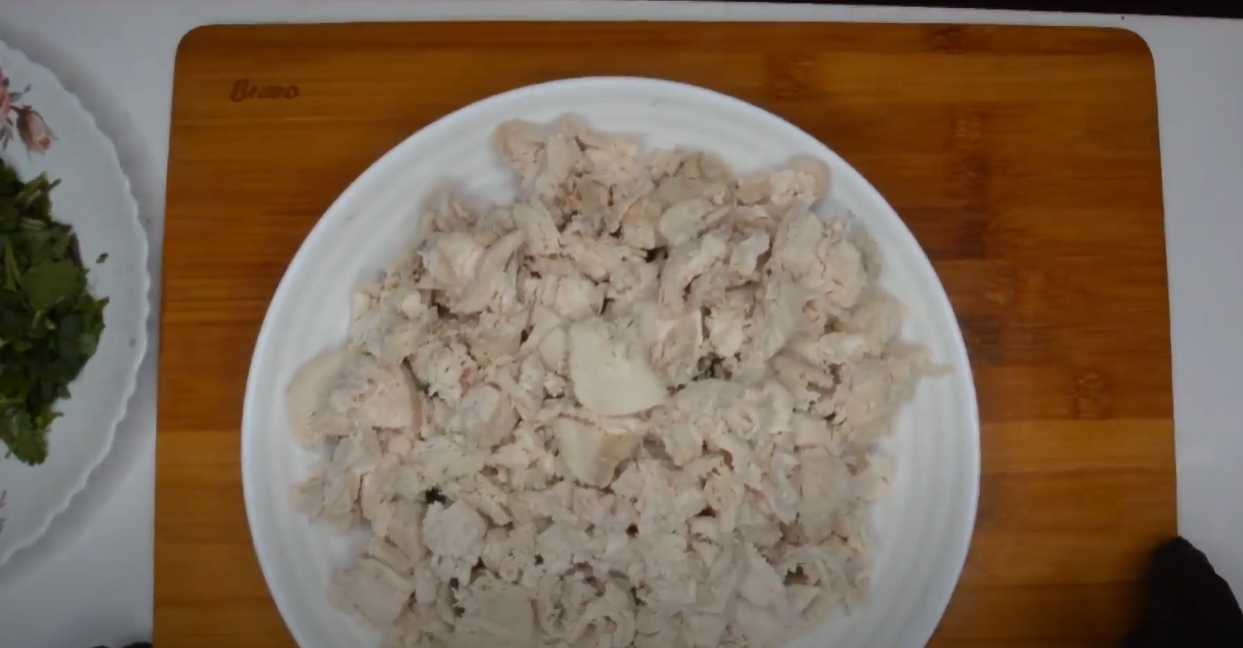 Salade de serpent royal - Étape 1