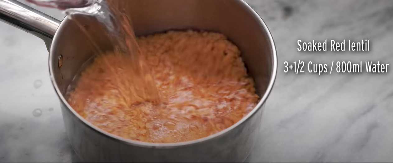 Curry de lentilles aux épinards - Étape 2