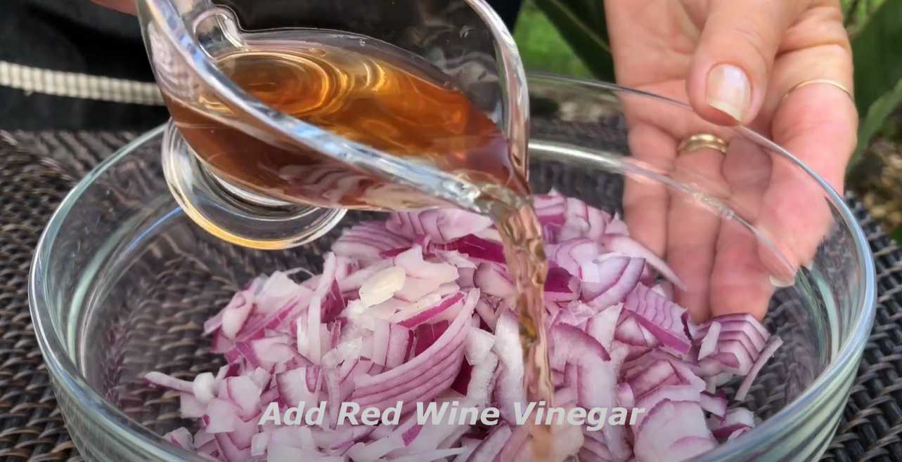 Salade du Nouvel An au poulet et aux fruits - Étape 3