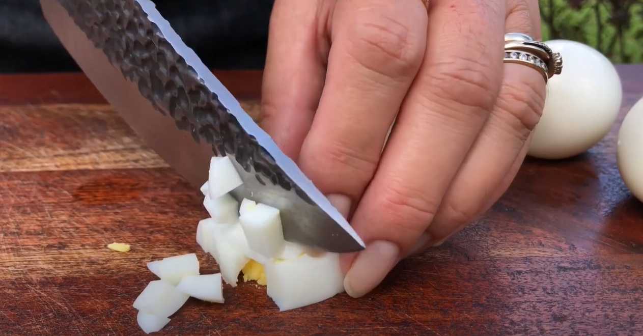 Salade du Nouvel An au poulet et aux fruits - Étape 5