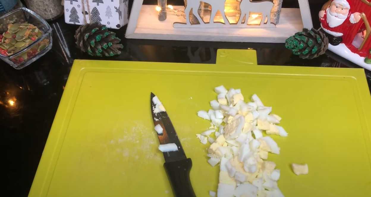 Salade de thon du Nouvel An - Étape 1