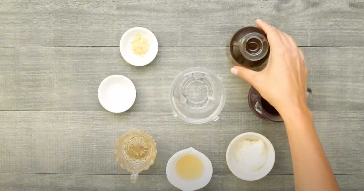 Salade de couronne du Nouvel An - Étape 1