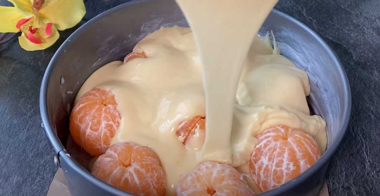 Tarte du Nouvel An aux mandarines - Étape 7