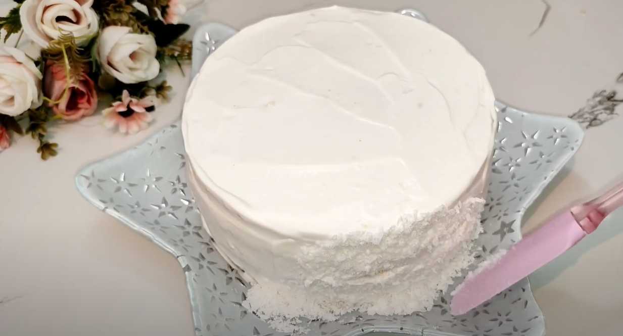 Gâteau flocon de neige - Étape 13