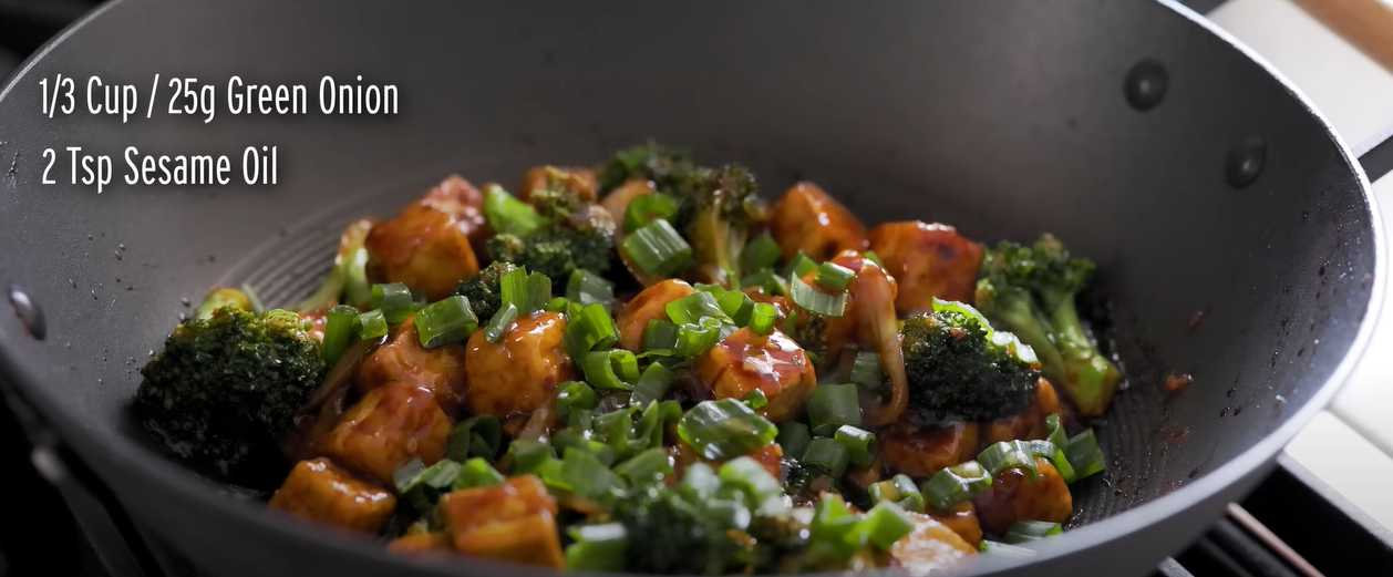 Dîner végétalien au tofu et au brocoli - Étape 8