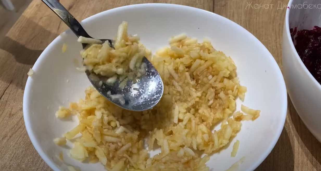 Salade de betteraves et de pommes - Étape 5