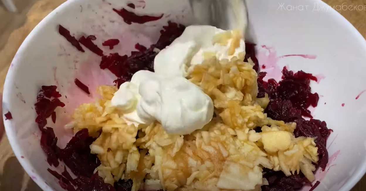 Salade de betteraves et de pommes - Étape 6