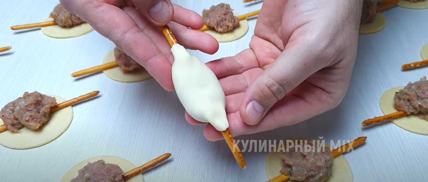 Triangles de poulet sur pailles croustillantes - Étape 9