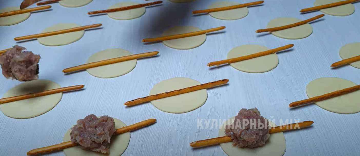 Triangles de poulet sur pailles croustillantes - Étape 8