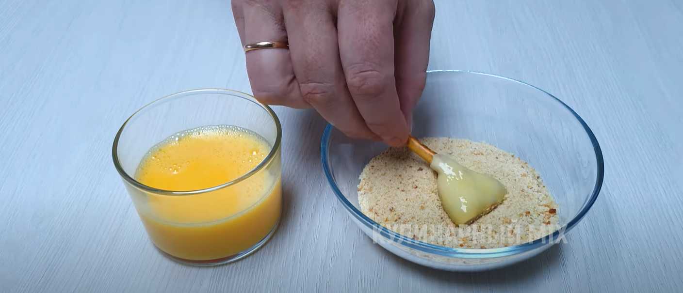 Triangles de poulet sur pailles croustillantes - Étape 10