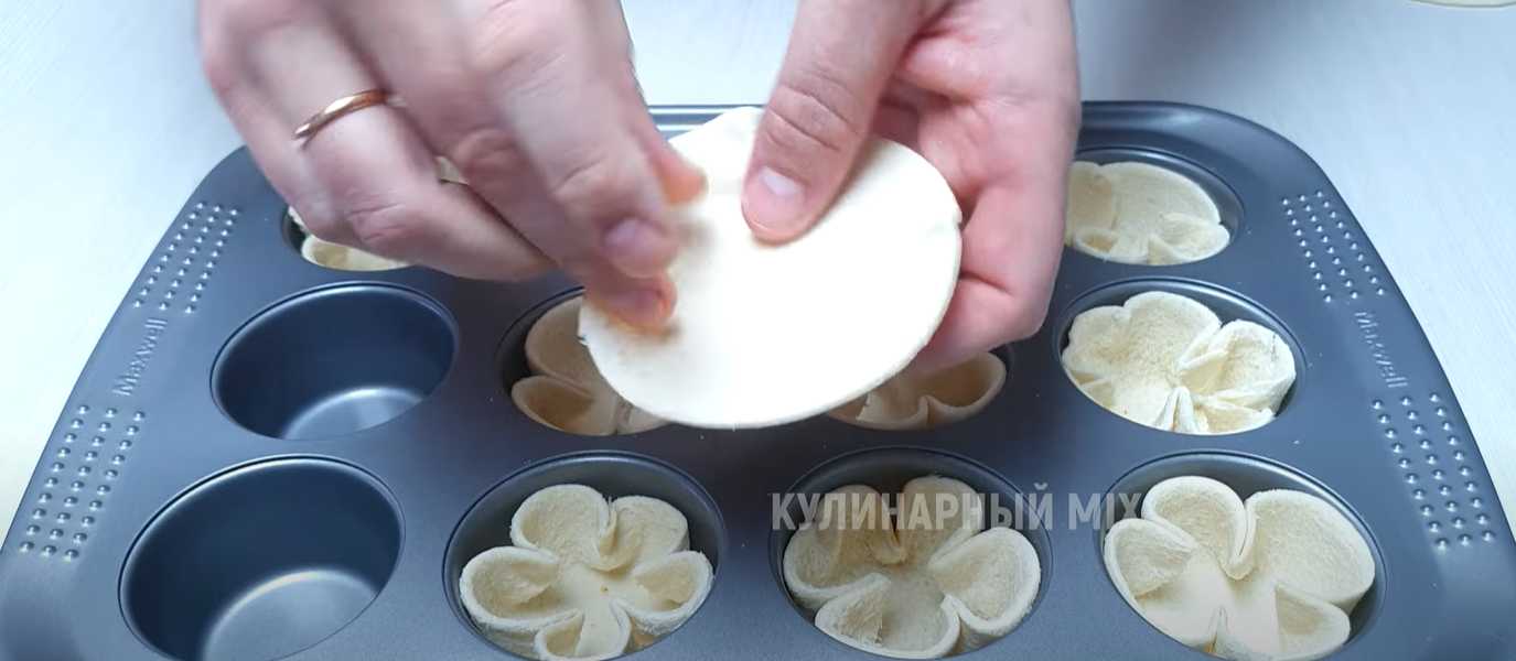 Tartelettes aux champignons et au fromage - Étape 5