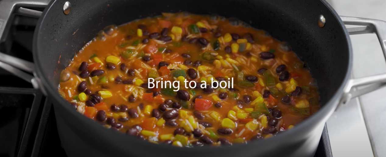 Riz aux haricots noirs mexicain - Étape 9