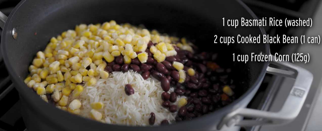 Riz aux haricots noirs mexicain - Étape 8