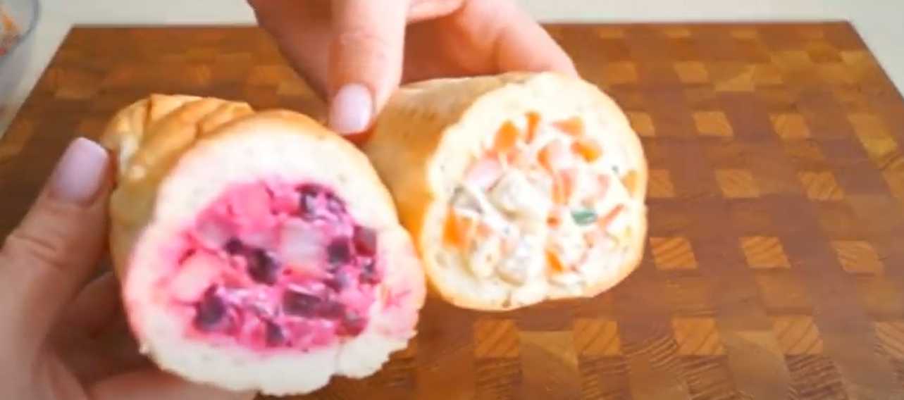 Hareng en entrée dans une baguette - Étape 5