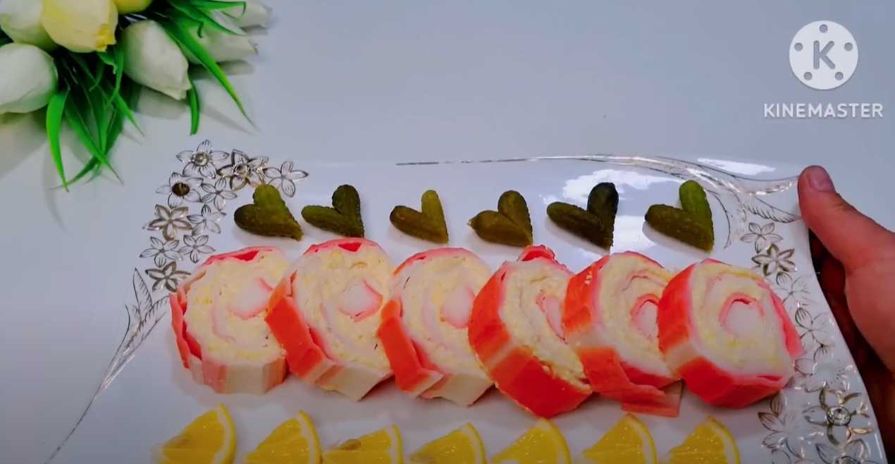 Entrée de crabe des neiges - Étape 7