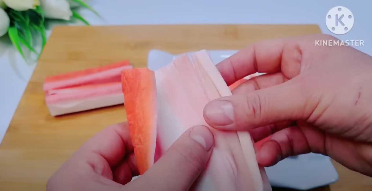 Entrée de crabe des neiges - Étape 1