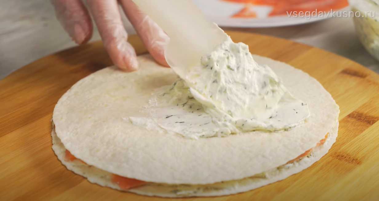 Canapés de saumon en couches - Étape 5