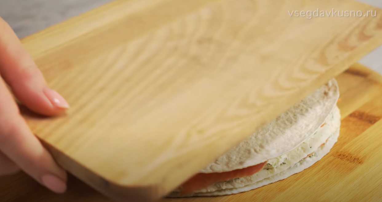 Canapés de saumon en couches - Étape 6