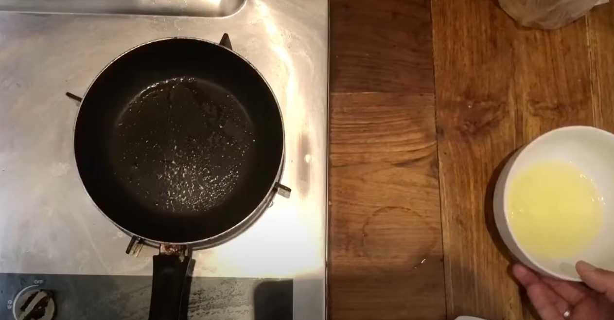 Œufs au plat - Étape 1